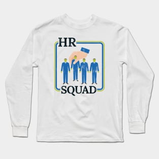 Hr squad funny human resources - retro Long Sleeve T-Shirt